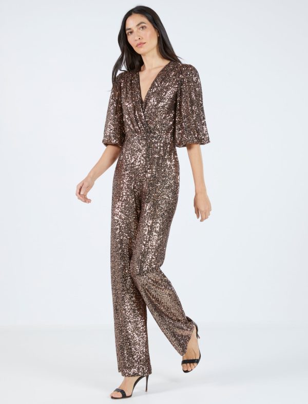 Bcbg Sandrine Sequin Jumpsuit