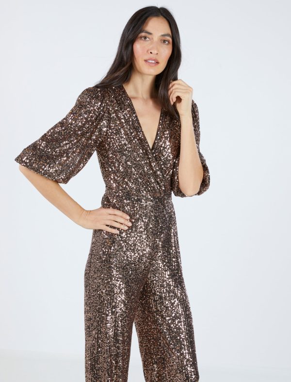 Bcbg Sandrine Sequin Jumpsuit - Image 4