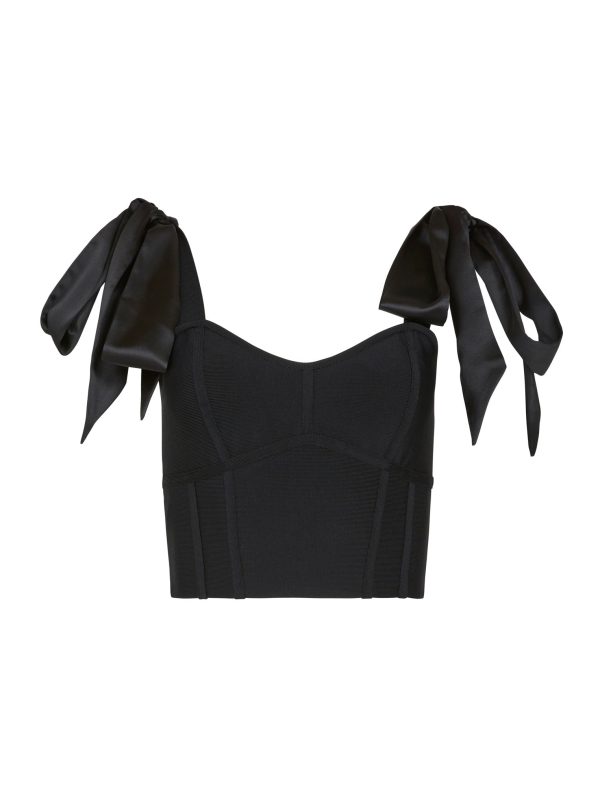 Bcbg Satin Tie Crop Top - Image 12