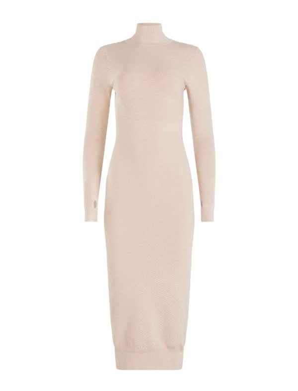 BCBG AVENA SWEATER DRESS - CINNAMON SWIRL - Image 4