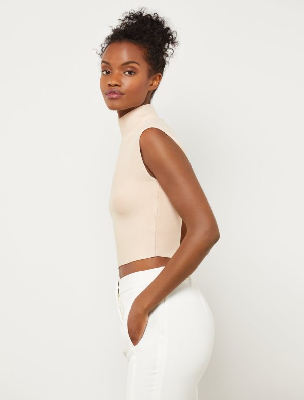 Bcbg Sleeveless Turtleneck Crop Top - Image 5