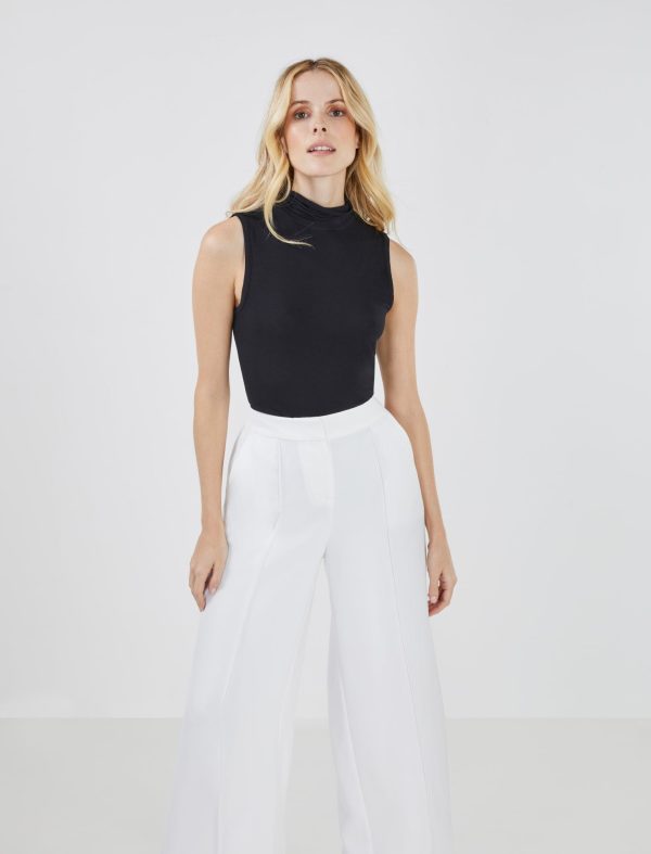 Bcbg Sleeveless Turtleneck Top