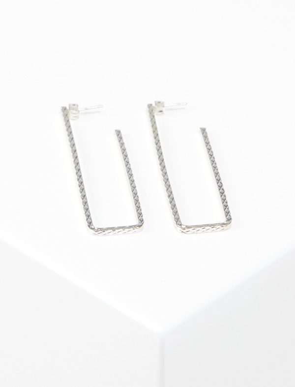 Bcbg Square Hoop Earrings - Image 8