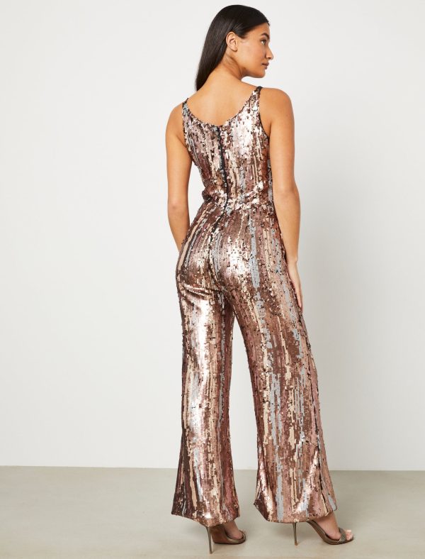 Bcbg Starling Sequin Jumpsuit - Image 10