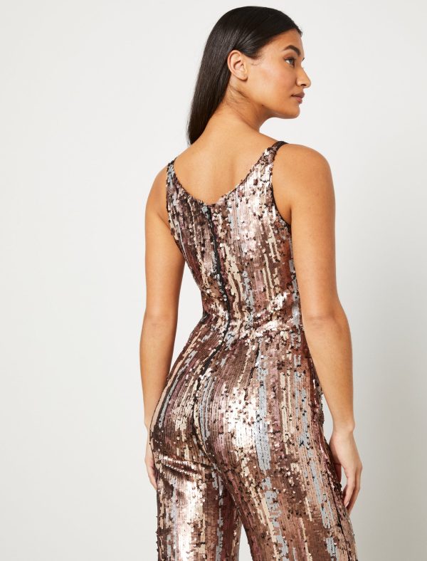 Bcbg Starling Sequin Jumpsuit - Image 11