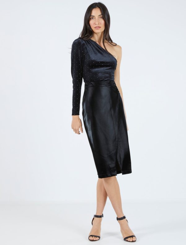 Bcbg Studded Velvet Bodysuit - Image 2