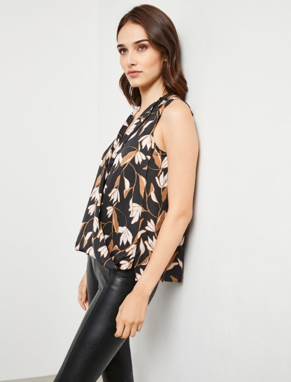 Bcbg Surplice Sleeveless Top - Image 3