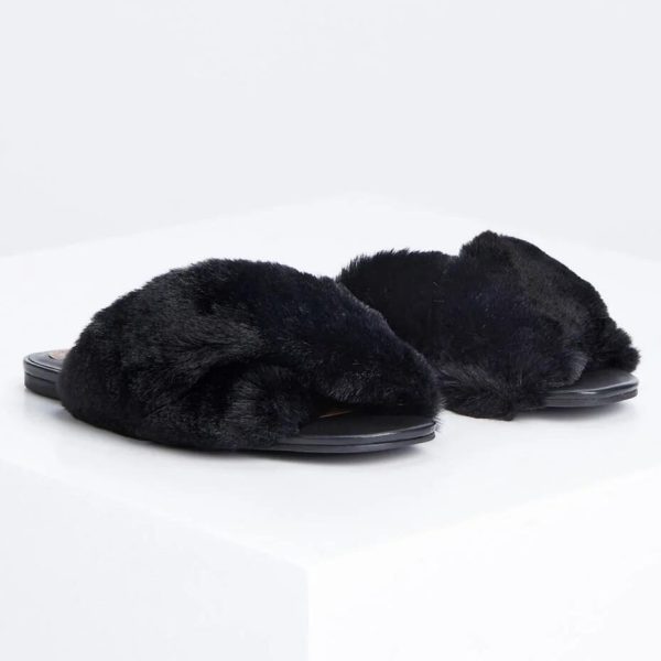 BCBG THEA SLIPPER - BLACK