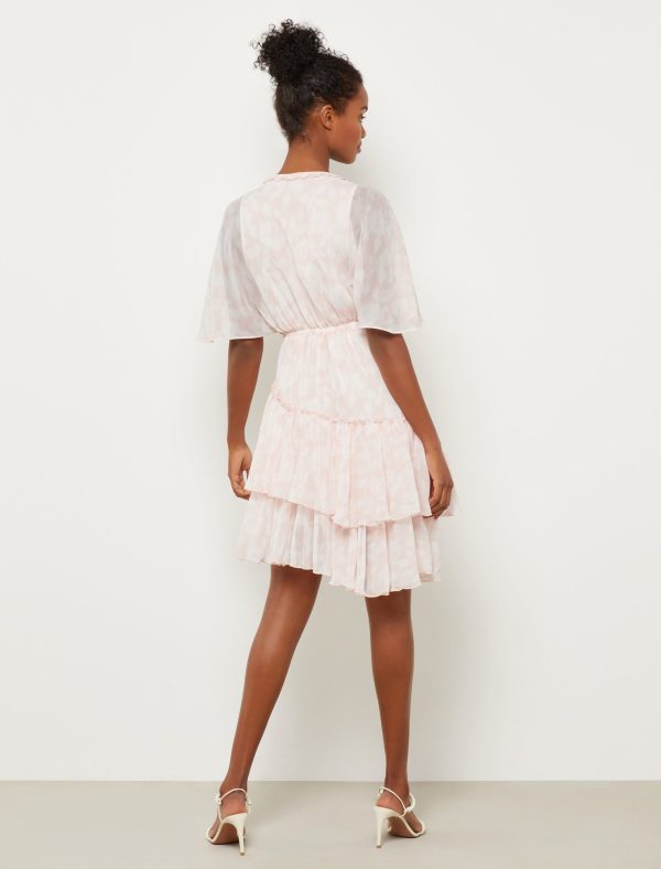 Bcbg Tiered Ruffle Midi Day Dress - Image 5