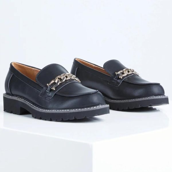 BCBG TINAA LOAFER - BLACK