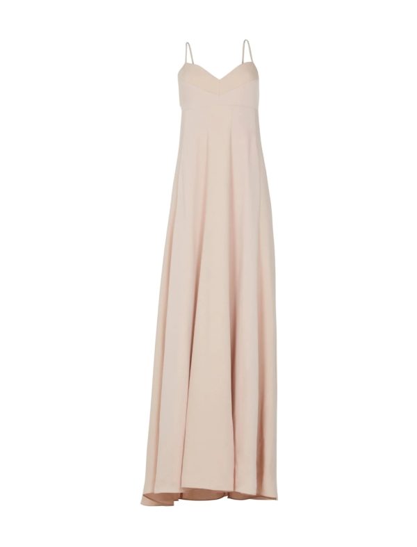 BCBG TOMAS OPEN BACK EVENING DRESS - BARE PINK - Image 4