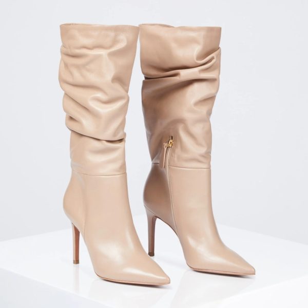 BCBG TONI TALL BOOT - PALOMINO