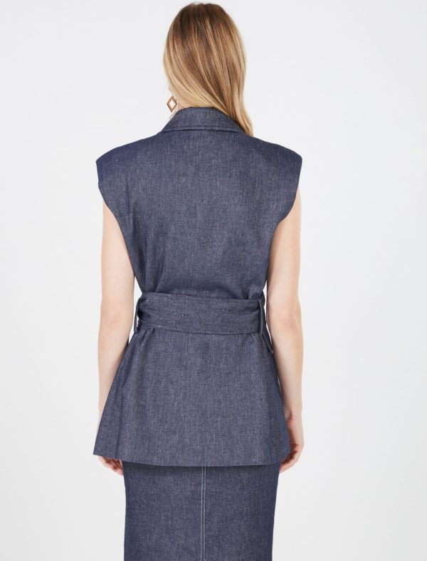 BCBG TORTE SLEEVELESS JACKET - Image 4