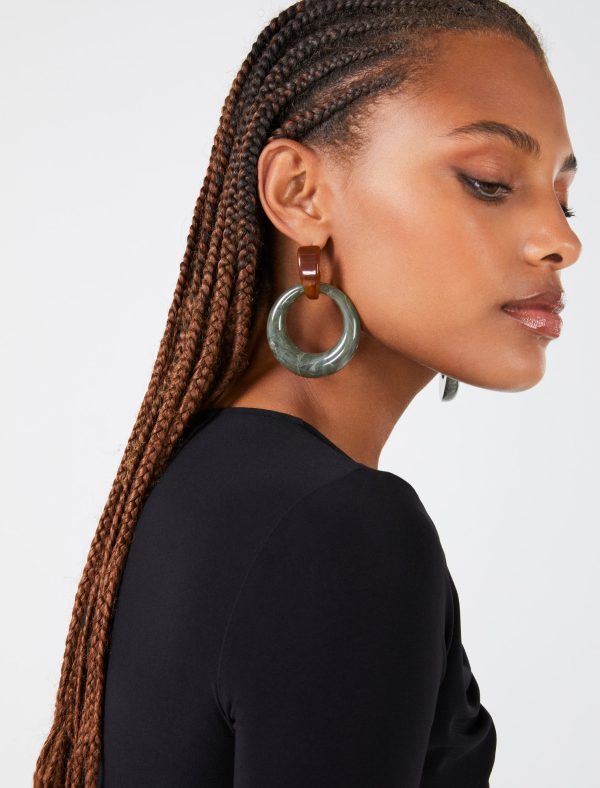 Bcbg Tortoise Hoops