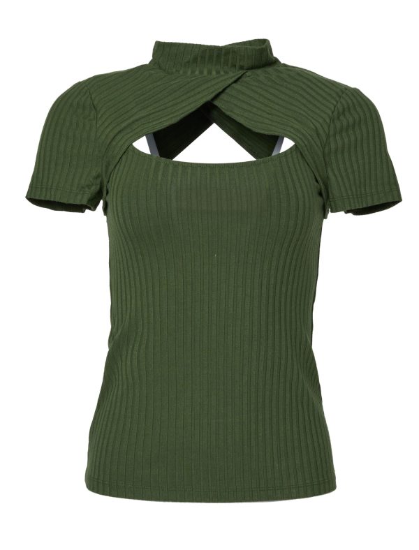 Bcbg Turtleneck Cutout Top - Image 8