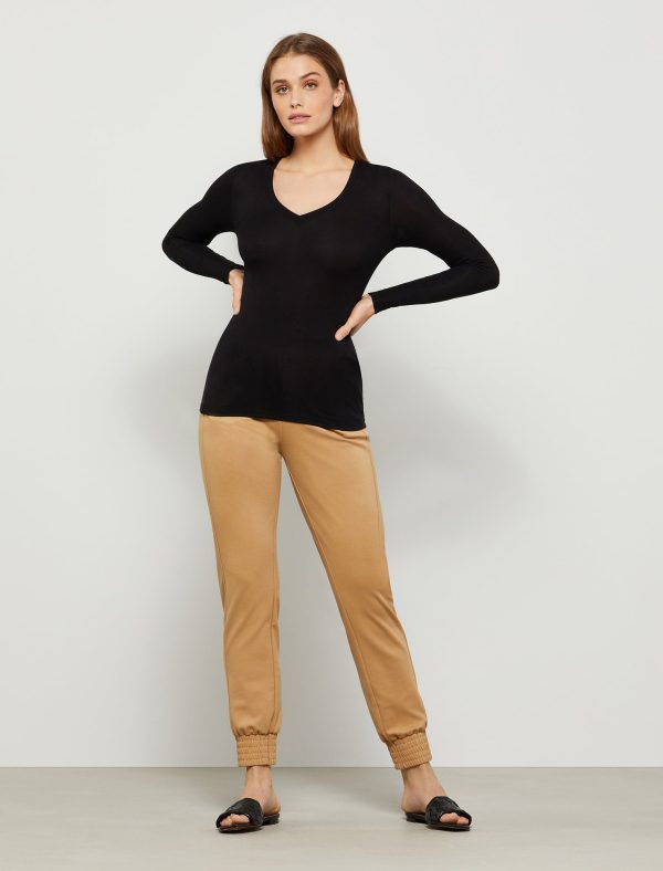 Bcbg V-Neck Long Sleeve Top - Image 2