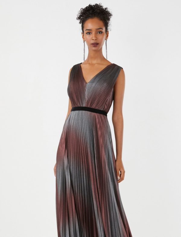 Bcbg Violet Foiled Evening Dress - Image 3