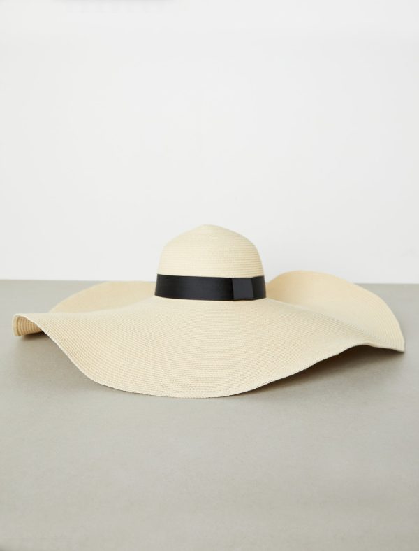 Bcbg Wide Brim Straw Floppy Hat - Image 2