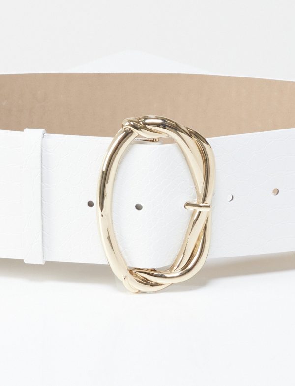 Bcbg Wide Twisted Buckle Belt - Image 2