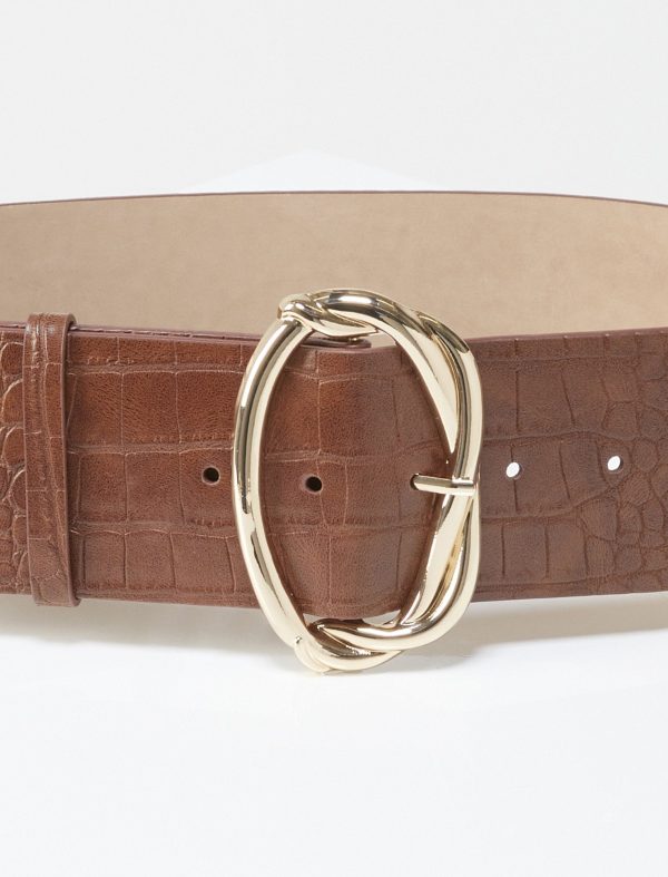 Bcbg Wide Twisted Buckle Belt - Image 2