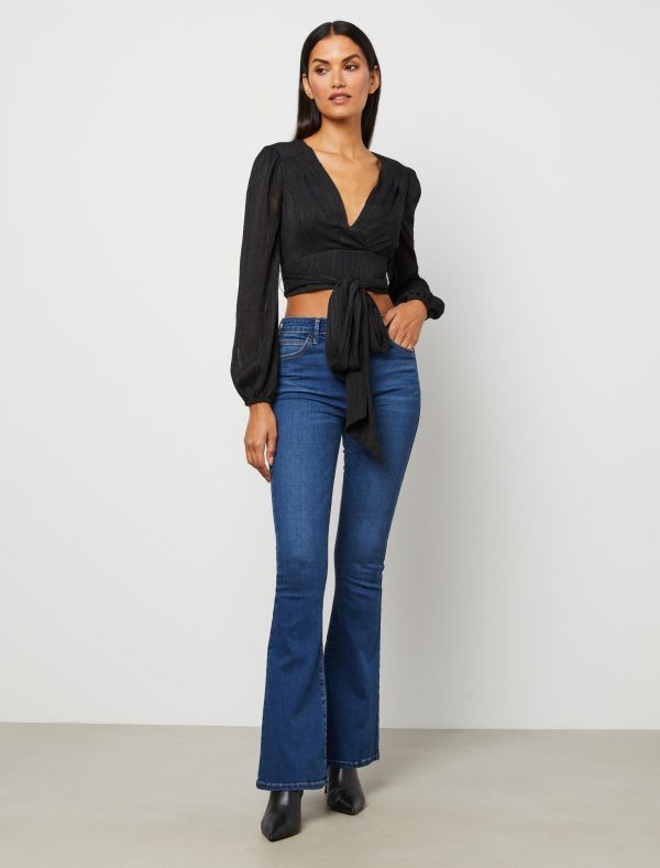 Bcbg Wrap-Tie Crop Top - Image 2