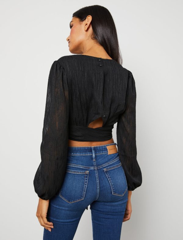 Bcbg Wrap-Tie Crop Top - Image 7