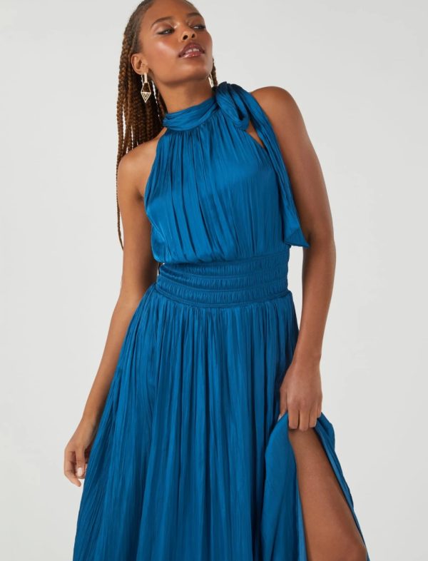 BCBG XENIA SLEEVELESS DRESS - POSEIDON - Image 5