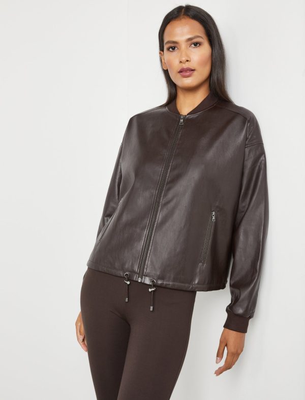 Bcbg Zip-Up Bomber Jacket - Image 3