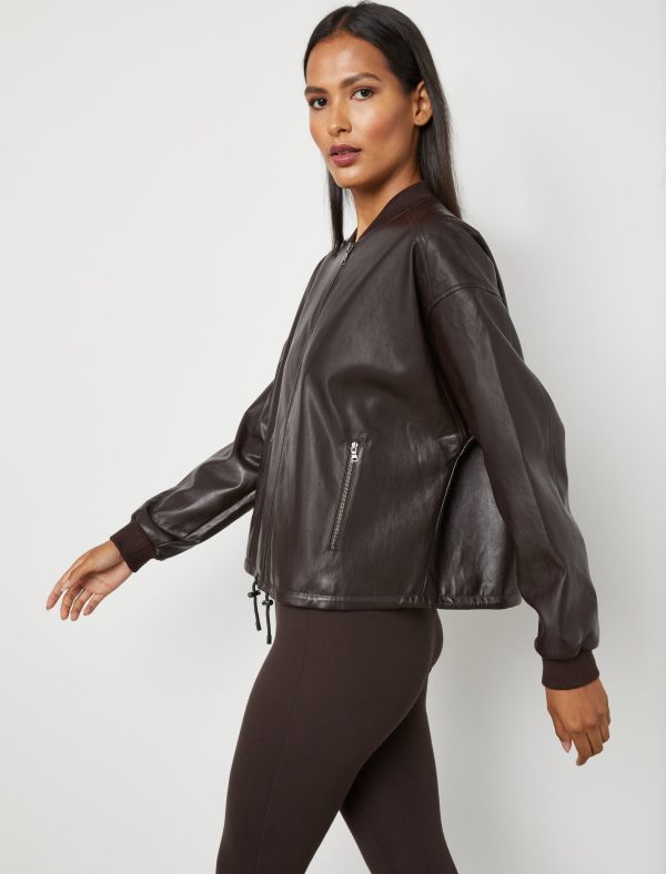 Bcbg Zip-Up Bomber Jacket - Image 4