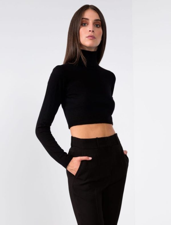 Bcbg KNITWEAR CROPPED TOP - Image 4