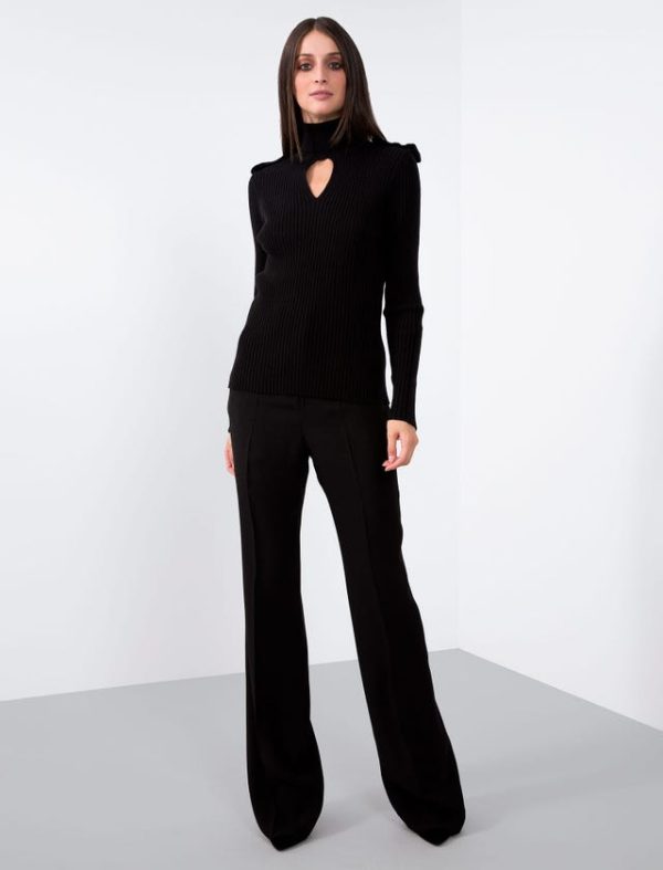 Bcbg MICRO-RIB KNITWEAR TOP - Image 4