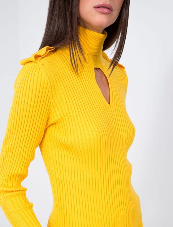 Bcbg MICRO-RIB KNITWEAR TOP - Image 5