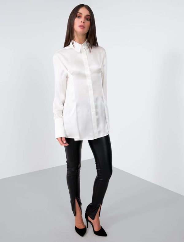 Bcbg SATIN OVERSIZE SHIRT - Image 3