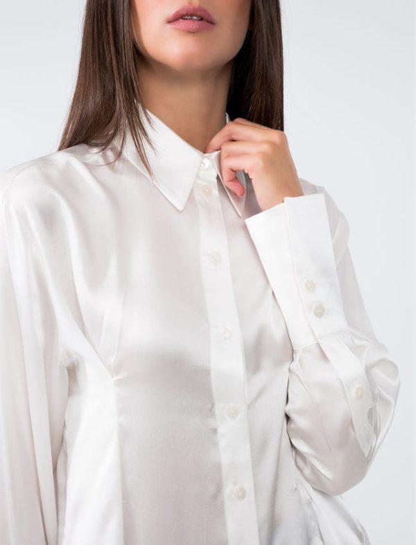 Bcbg SATIN OVERSIZE SHIRT - Image 4