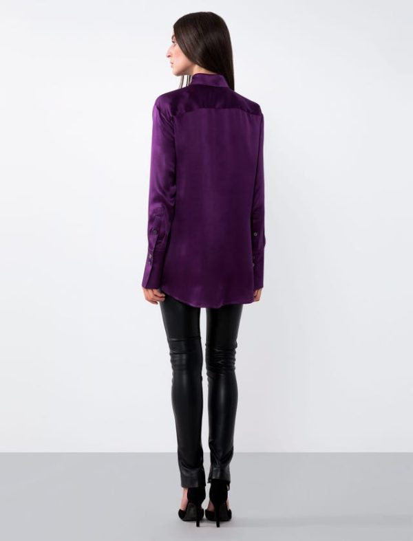 Bcbg SATIN OVERSIZE SHIRT - Image 2