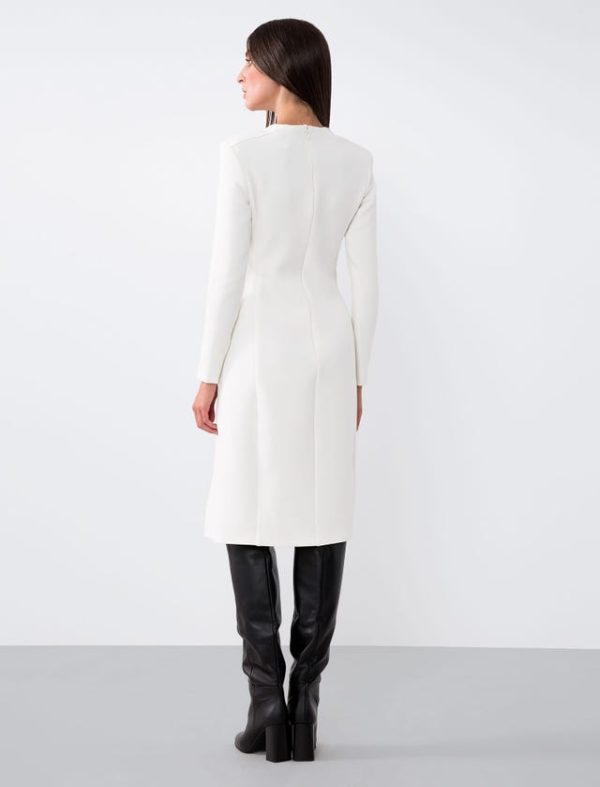 Bcbg JERSEY MILANO STITCH WRAP DRESS - Image 3