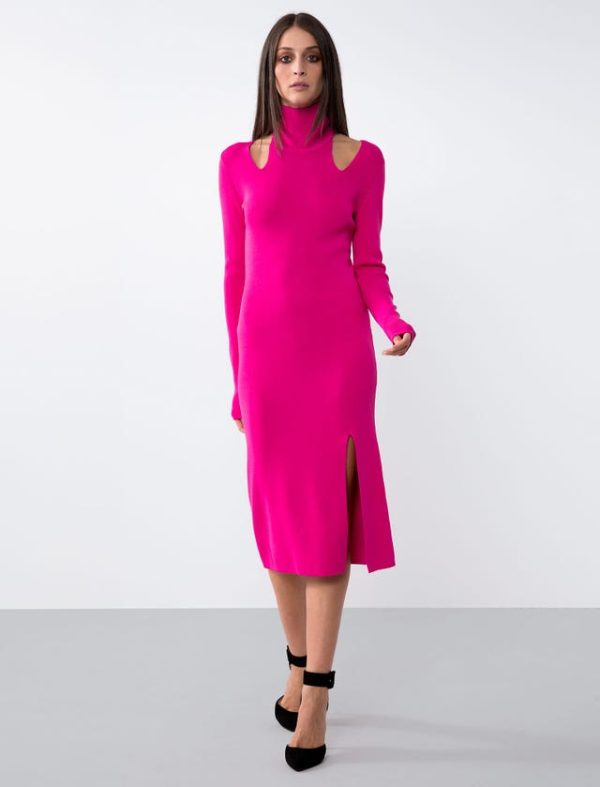 Bcbg CUT-OUT KNITWEAR DRESS