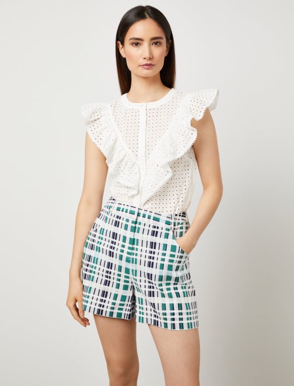 Bcbg Bianca Ruffle Top