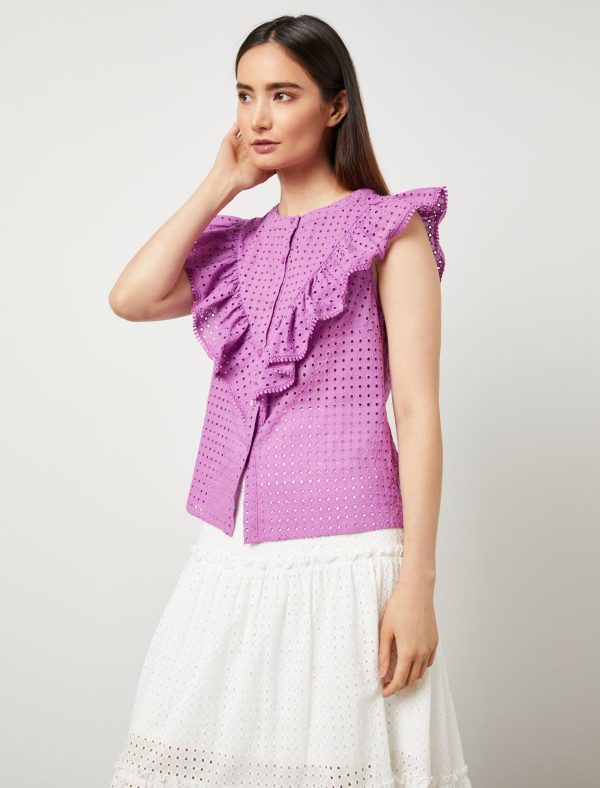 Bcbg Bianca Ruffle Top - Image 15