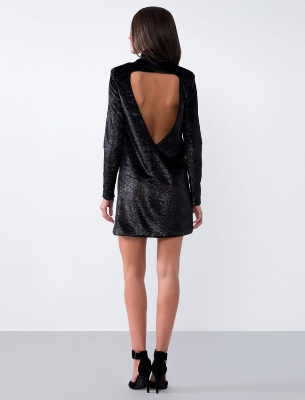 Bcbg LUREX VELVET COCKTAIL DRESS - Image 2