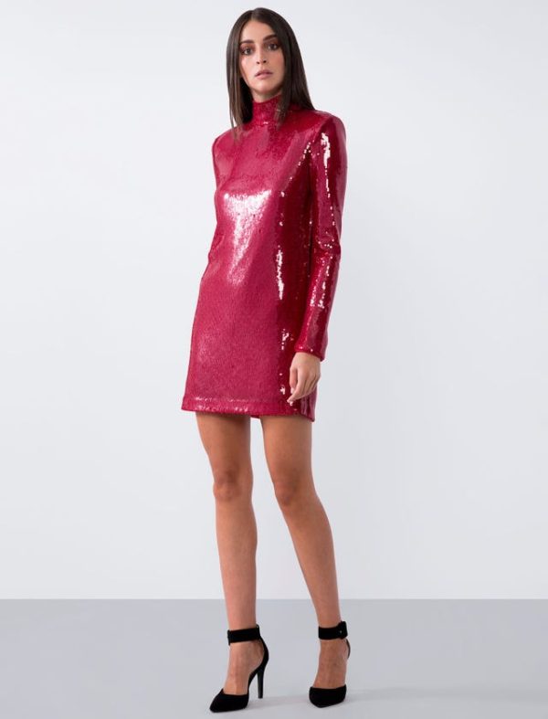 Bcbg SEQUINS COCKTAIL DRESS