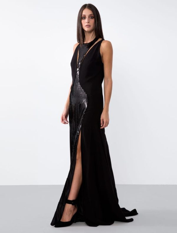 Bcbg CADY EVENING DRESS WITH EMBROIDERED SEQUINS - Image 3