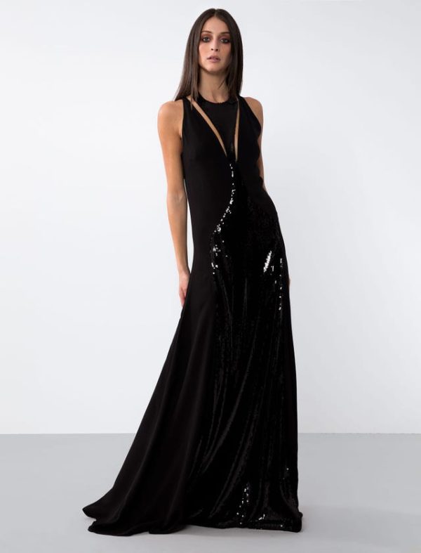 Bcbg CADY EVENING DRESS WITH EMBROIDERED SEQUINS - Image 4