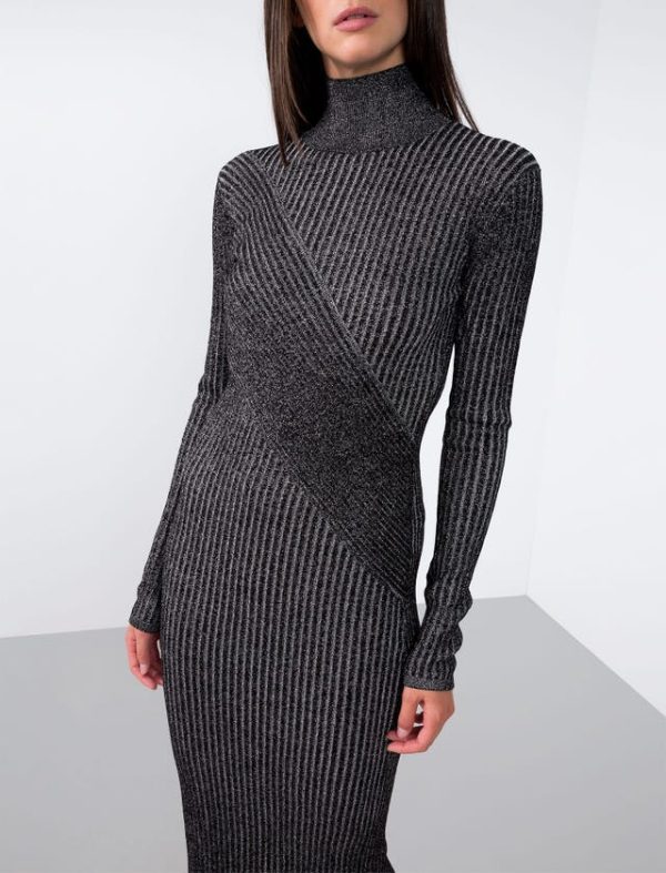 Bcbg LUREX KNITWEAR DRESS - Image 5