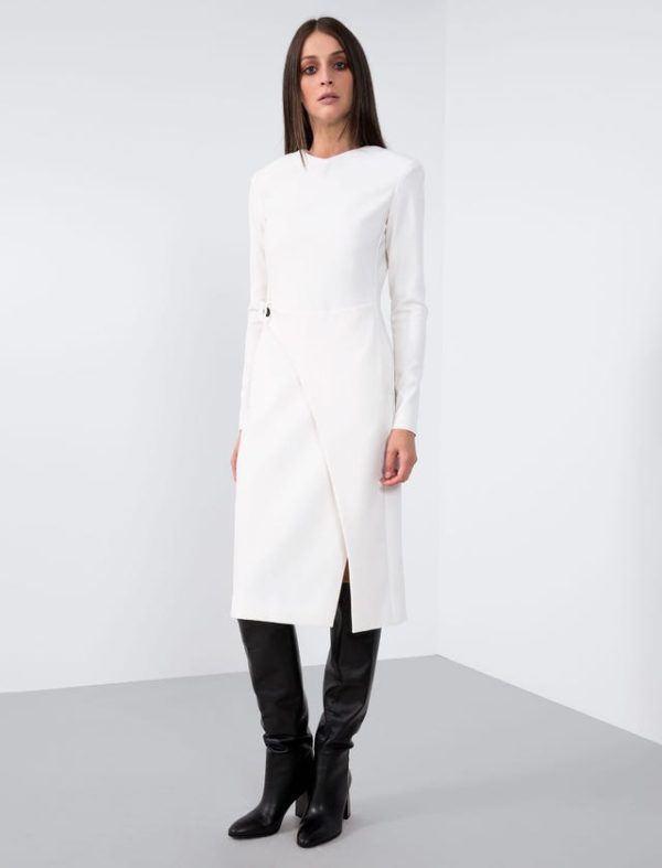 Bcbg STRETCH WOOLWRAP DRESS - Image 3