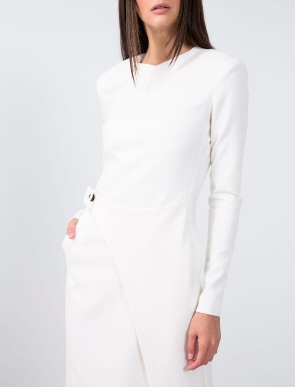 Bcbg STRETCH WOOLWRAP DRESS - Image 4