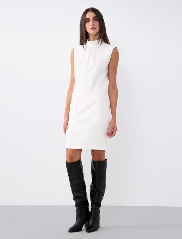 Bcbg JERSEY MILANO STITCH MINI DRESS