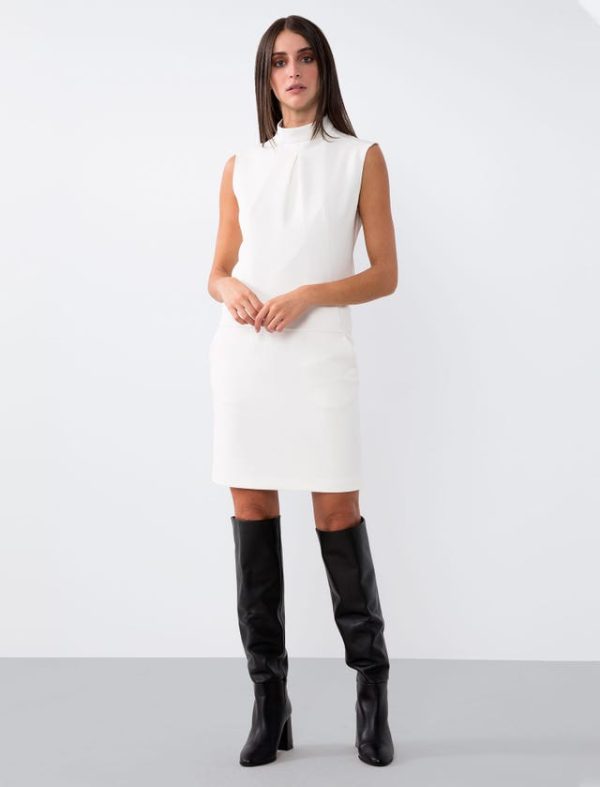 Bcbg JERSEY MILANO STITCH MINI DRESS - Image 3