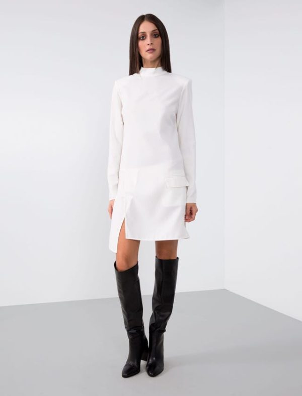 Bcbg STRETCH WOOL MINI DRESS - Image 3