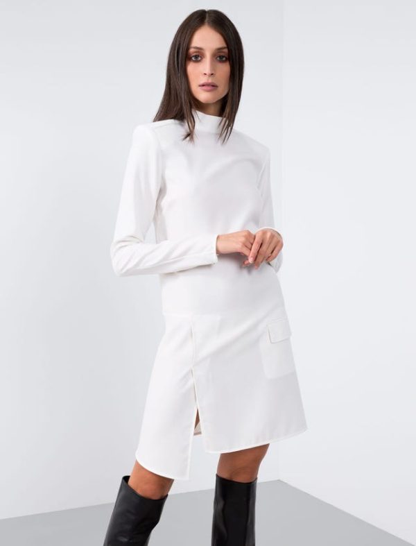 Bcbg STRETCH WOOL MINI DRESS - Image 5